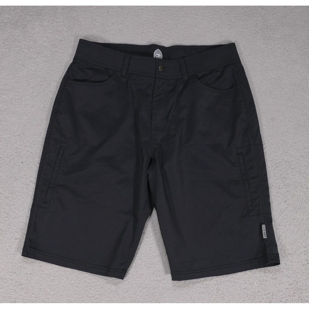 Club Ride Cycling Shorts Mens Large Black Cargo Pockets Athletic MTB Biking